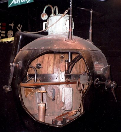 Eines der bakanntesten U-Boote der Gründerzeit: Die Turtle