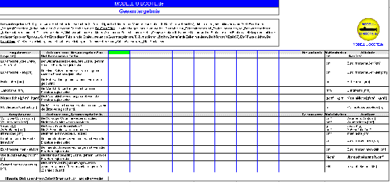 Ein Programmauszug aus dem Rechenwerkzeug 'Gesamtergebnis'